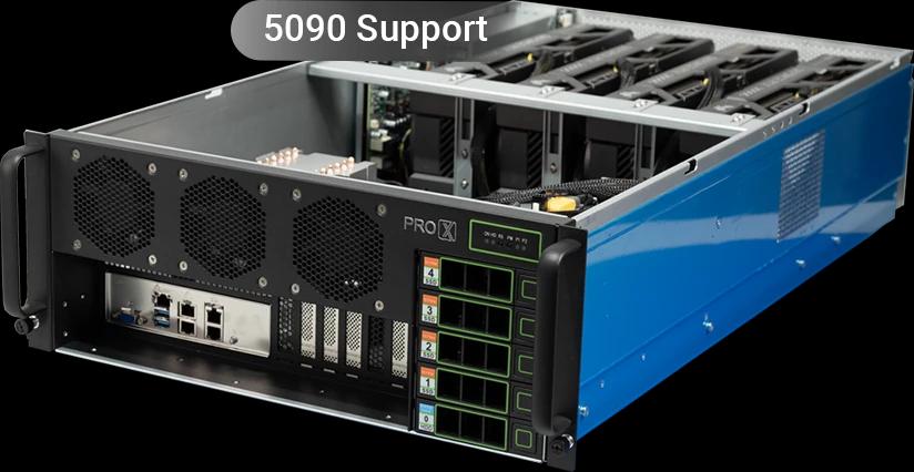 4x RTX 5090 GPU Server